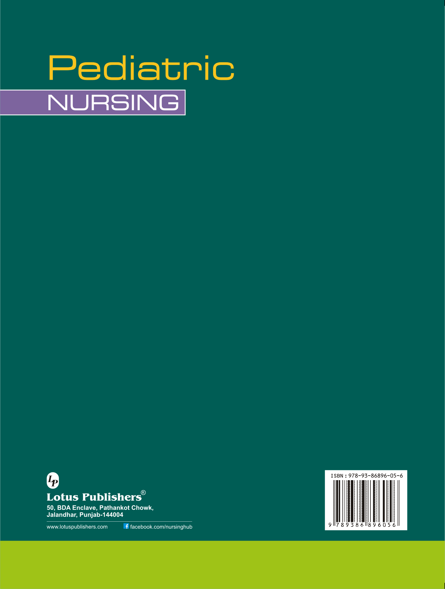 Pediatric Nursing For B.Sc. Nursing Students | Lotus Publishers