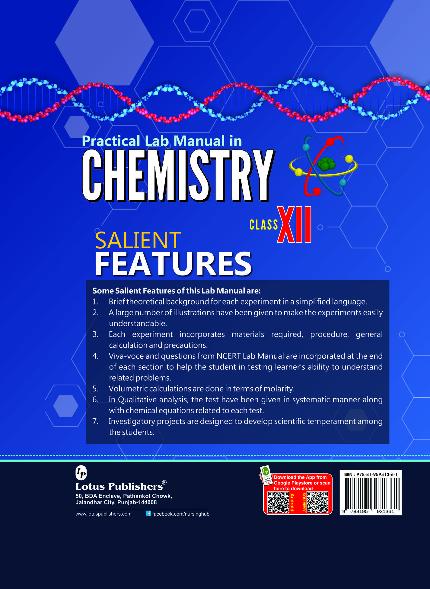 Practical Lab Manual In Chemistry XII | Lotus Publishers